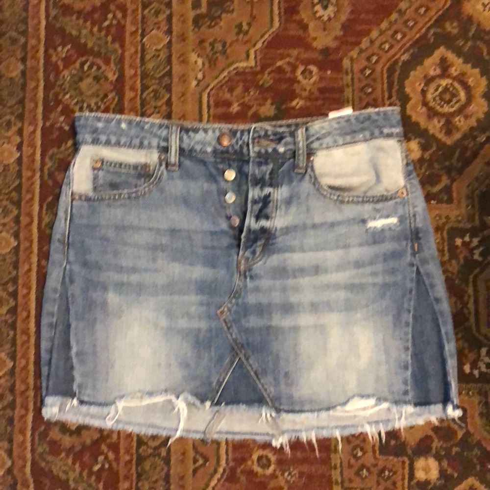 Blue jean skirt